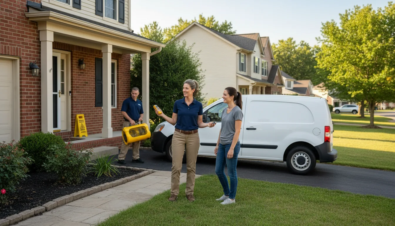 Residential water damage restoration in St Louis Park, MN